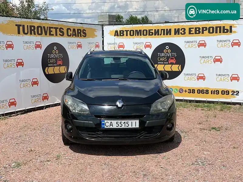 Renault Megane 2011, фото з оголошення 1 з 20, VIN VF1KZ090E44368230