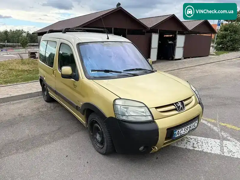 Peugeot Partner 2003, фото з оголошення 1 з 10, VIN VF3GJRHYK95073243