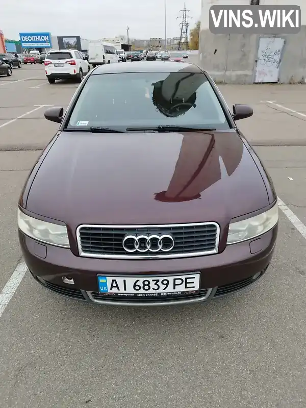 Audi A4 2002, фото з оголошення 2 з 21, VIN WAUZZZ8E52A272443