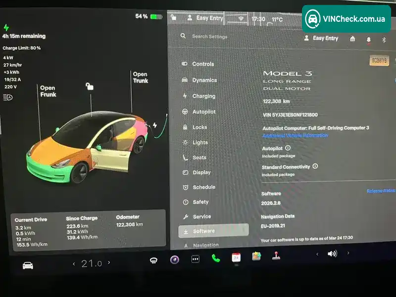 Tesla Model 3 2021, фото з оголошення 2 з 9, VIN 5YJ3E1EB0NF121800