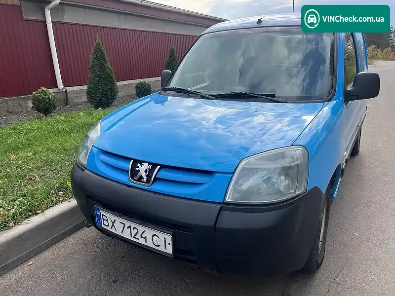 Peugeot Partner 2006, фото з оголошення 1 з 20, VIN VF3GB9HWC96225201