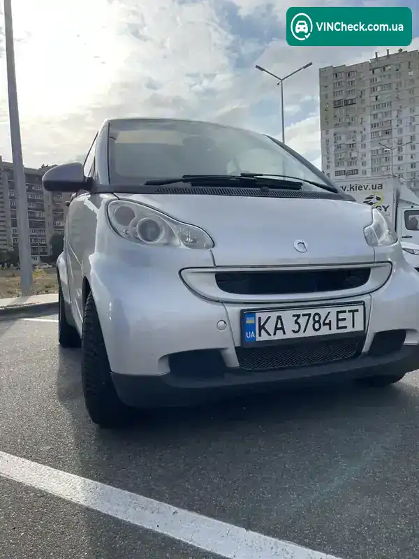 Smart Fortwo 2008, фото з оголошення 1 з 19, VIN WME4513321K125230