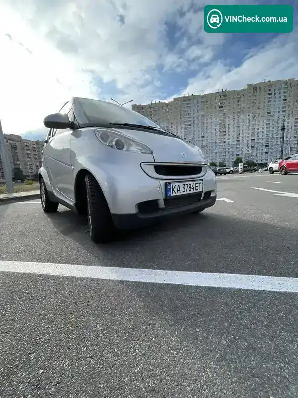 Smart Fortwo 2008, фото з оголошення 2 з 19, VIN WME4513321K125230