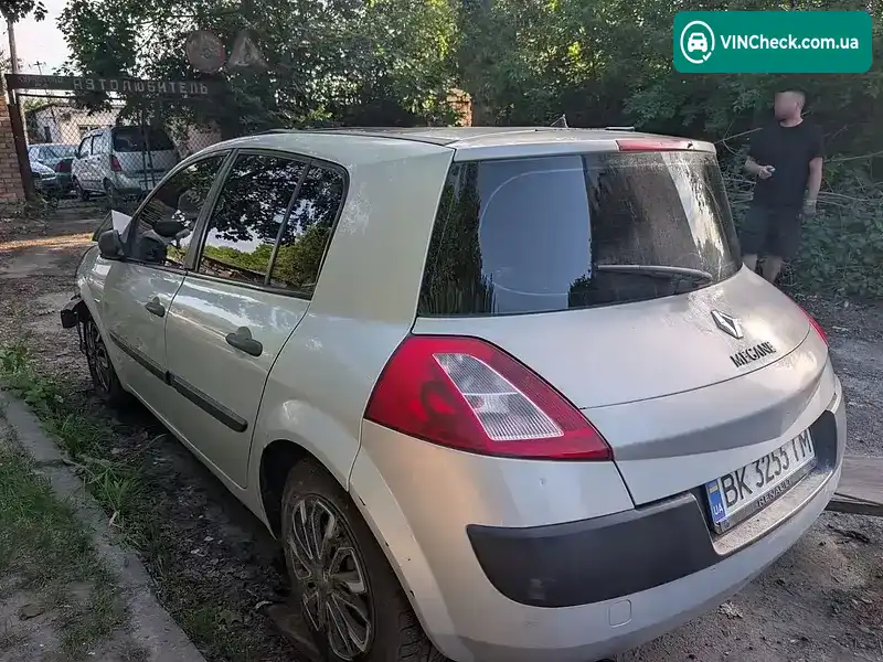 Renault Megane 2003, фото з оголошення 2 з 13, VIN VF1BM0H0H29590572