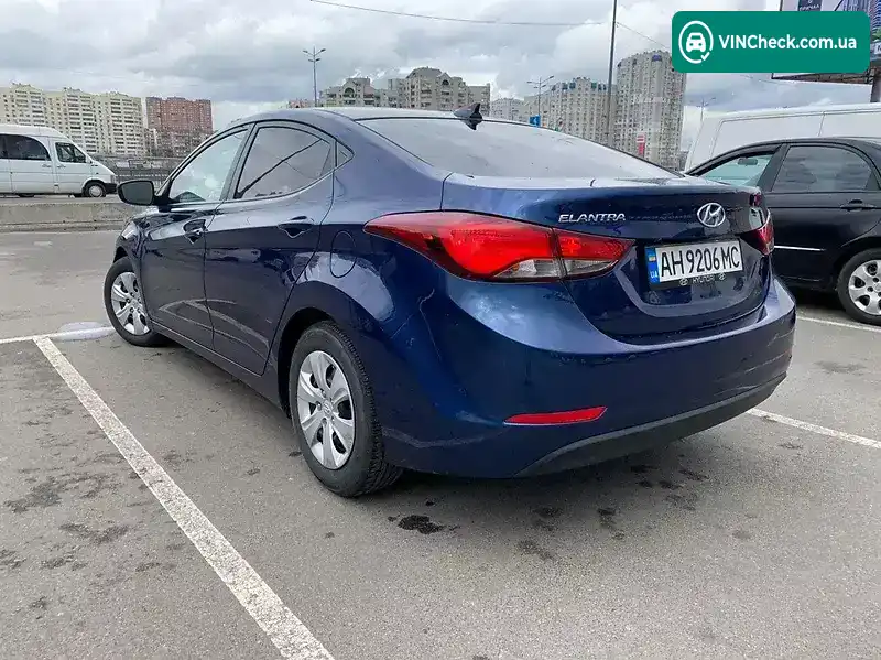 Hyundai Elantra 2015, фото з оголошення 2 з 17, VIN 5NPDH4AE1GH756042