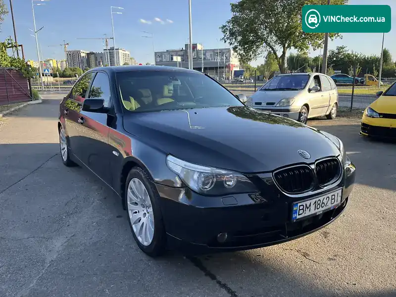 BMW 5 Series 2004, фото з оголошення 1 з 9, VIN WBANA71040B604582