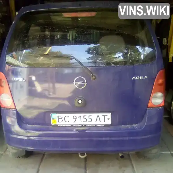 Opel Agila 2000, фото з оголошення 2 з 4, VIN W0L0HAF681G007713