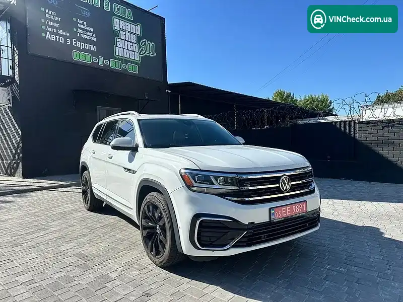 Volkswagen Atlas 2021, фото з оголошення 2 з 20, VIN 1V2FR2CA3MC550747