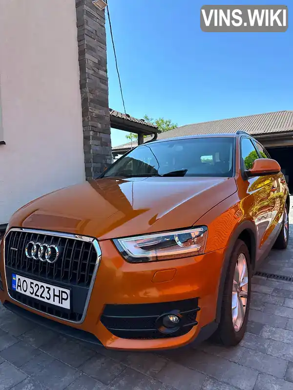 Audi Q3 2012, фото з оголошення 1 з 9, VIN WAUZZZ8U4CR032746