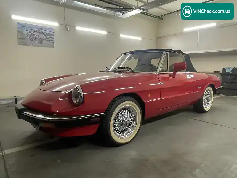 Alfa Romeo Spider 1987, фото з оголошення 1 з 21, VIN ZAR11535000008737