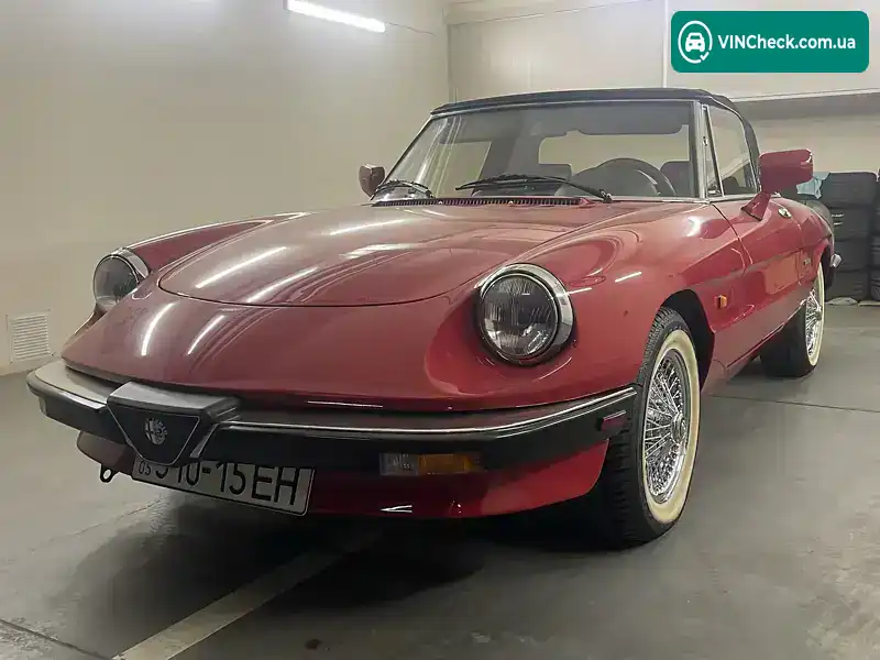 Alfa Romeo Spider 1987, фото з оголошення 2 з 21, VIN ZAR11535000008737