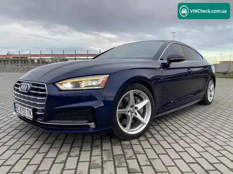 Audi A5 Sportback 2018, фото з оголошення 1 з 20, VIN WAUENCF56KA009534