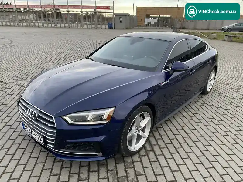 Audi A5 Sportback 2018, фото з оголошення 2 з 20, VIN WAUENCF56KA009534