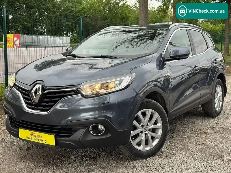 Renault Kadjar 2016, фото з оголошення 1 з 20, VIN VF1RFE00156692419