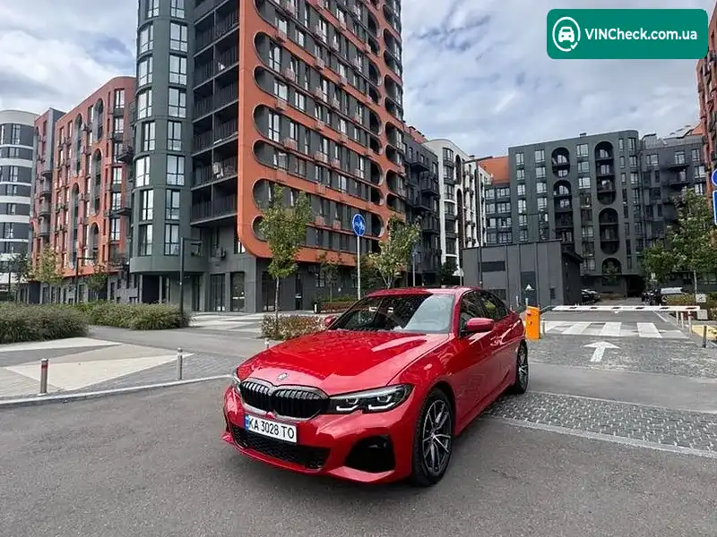 BMW 3 Series 2022, фото з оголошення 2 з 20, VIN 3MW5R7J04N8C55151
