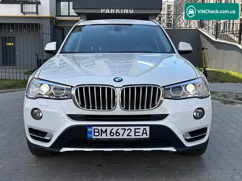 BMW X3 2017, фото з оголошення 1 з 20, VIN WBAWX310100L80257