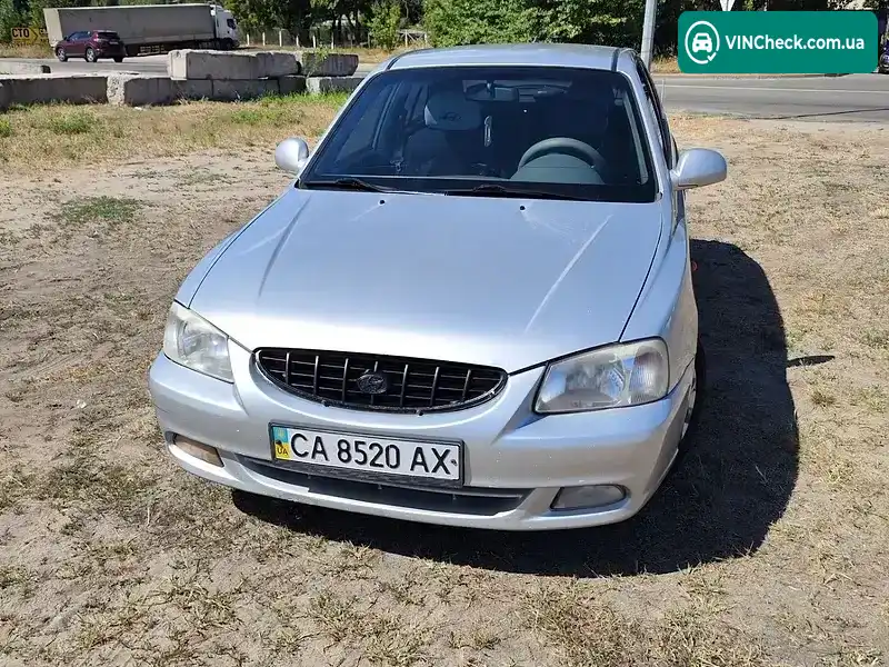 Hyundai Accent 2002, фото з оголошення 1 з 6, VIN KMHCH51BP2U173855