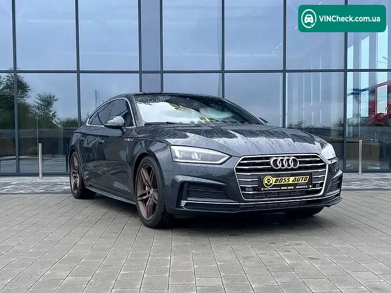 Audi A5 Sportback 2018, фото з оголошення 1 з 20, VIN WAUENCF51KA017590