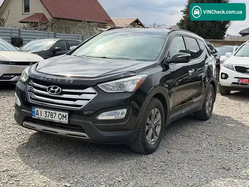 Hyundai Santa FE 2014, фото з оголошення 2 з 18, VIN 5XYZU3LB8EG164849