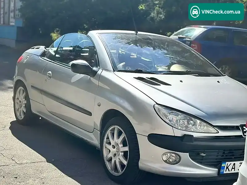 Peugeot 206 2001, фото з оголошення 1 з 10, VIN VF32DRFNF41993004