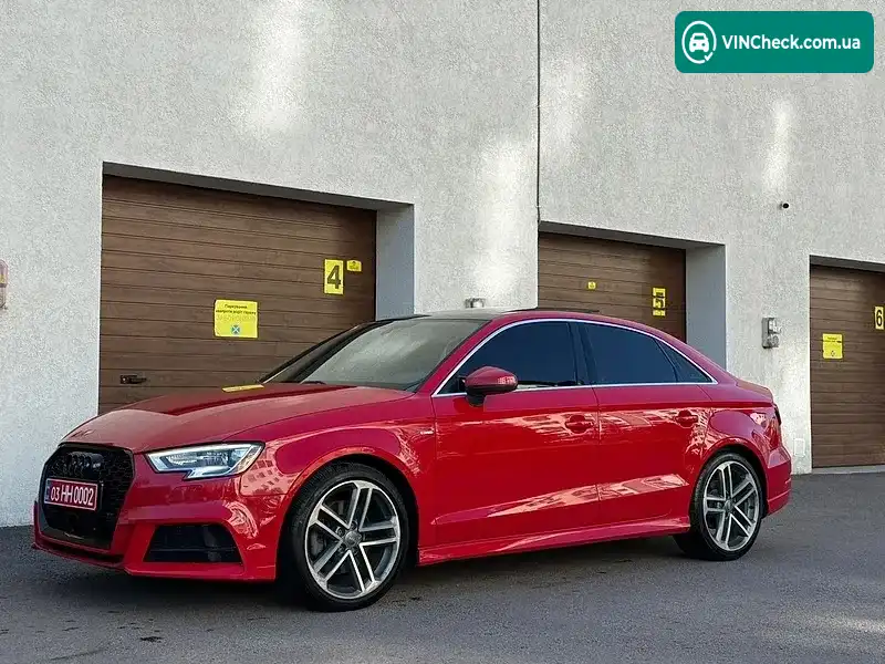 Audi A3 2017, фото з оголошення 2 з 20, VIN WAUJ8GFF1H1024814