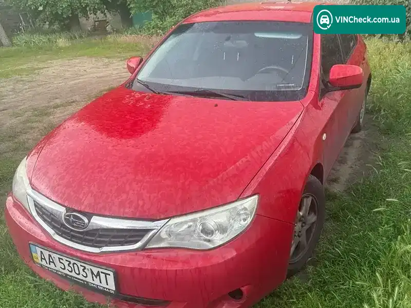 Subaru Impreza 2007, фото з оголошення, VIN JF1GH3LW48G006377