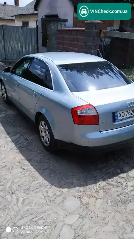 Audi A4 2001, фото з оголошення 1 з 7, VIN WAUZZZ8EX2A013088