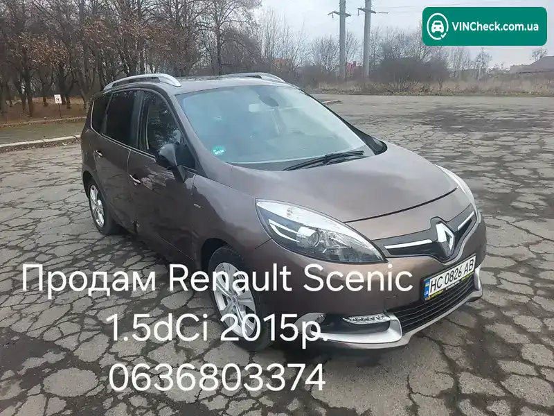 Renault Scenic 2015, фото з оголошення 2 з 15, VIN VF1JZ14P653147096