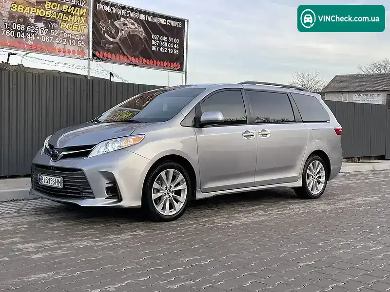 Toyota Sienna 2018, фото з оголошення 1 з 20, VIN 5TDKZ3DC2JS960410