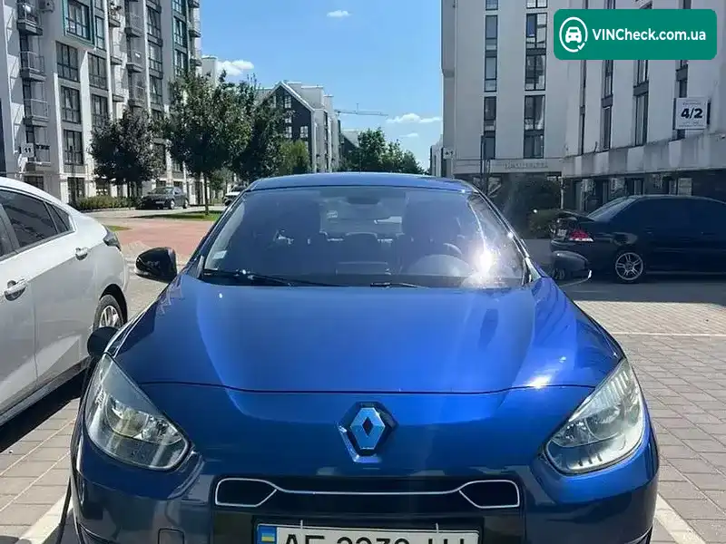 Renault Fluence 2012, фото з оголошення 2 з 20, VIN VF1LZBZ0L46915537