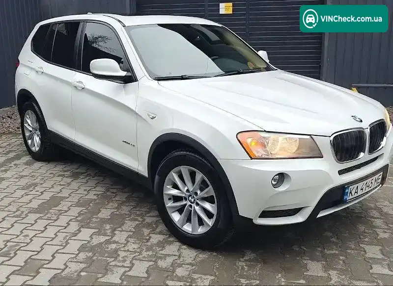 BMW X3 2012, фото з оголошення 2 з 20, VIN 5UXWX9C56D0A08127