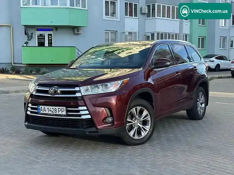Toyota Highlander 2017, фото з оголошення 1 з 20, VIN 5TDJZRFH9JS494952