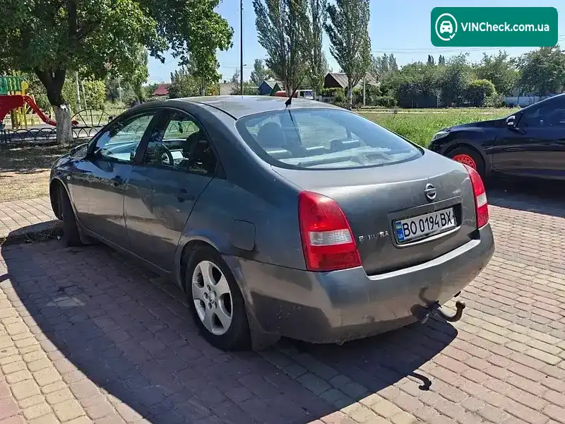Nissan Primera 2002, фото з оголошення 2 з 7, VIN SJNBEAP12U0064902