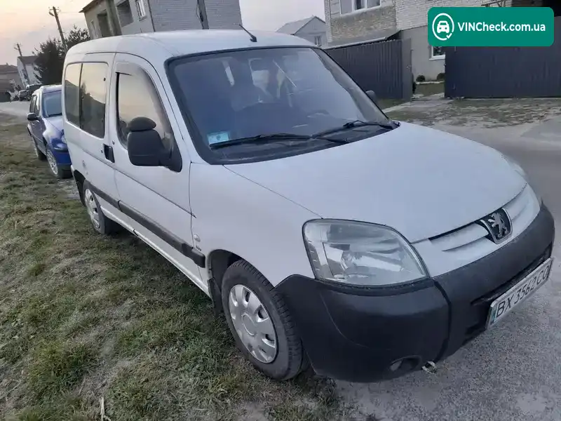 Peugeot Partner 2006, фото з оголошення 2 з 15, VIN VF3GB9HWC96180055