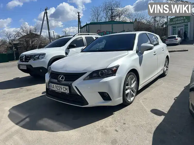 Lexus CT 2016, фото з оголошення 1 з 21, VIN JTHKD5BH7H2291737