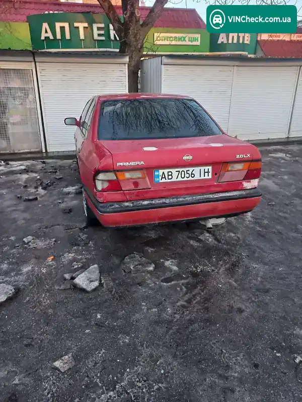 Nissan Primera 1991, фото з оголошення 2 з 6, VIN SJNBCAP10U0126374