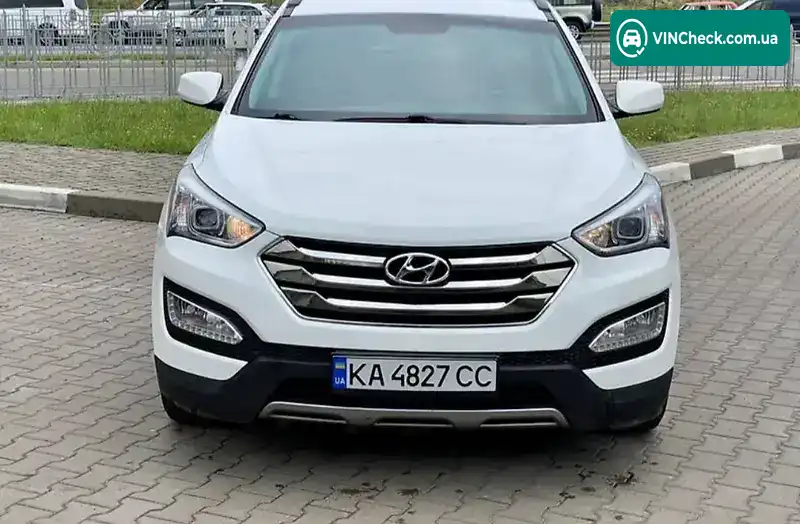Hyundai Santa FE 2015, фото з оголошення 2 з 10, VIN 5XYZUDLBXFG302219