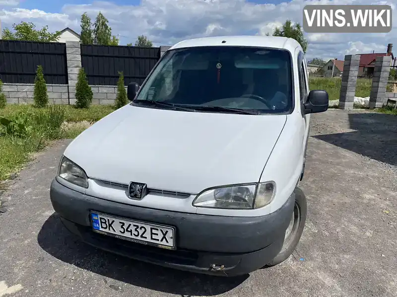 Peugeot Partner 2002, фото з оголошення 1 з 16, VIN VF35CRHYF60476661