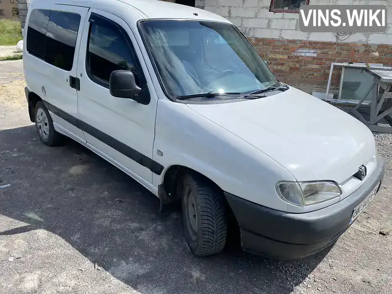 Peugeot Partner 2002, фото з оголошення 2 з 16, VIN VF35CRHYF60476661