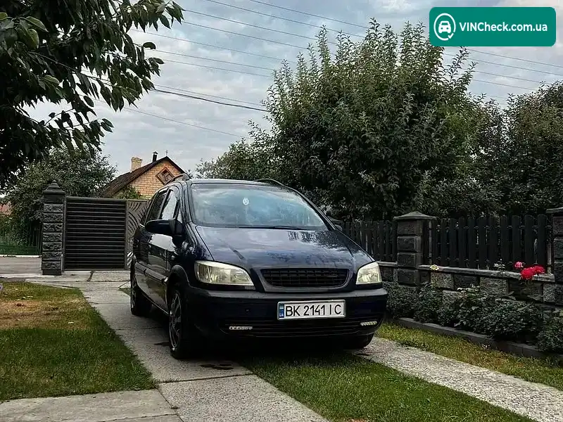 Opel Zafira 2000, фото з оголошення 2 з 10, VIN W0L0TGF75Y2115537
