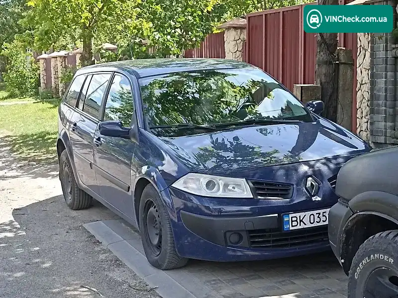 Renault Megane 2006, фото з оголошення 1 з 3, VIN VF1KMSFB537040333
