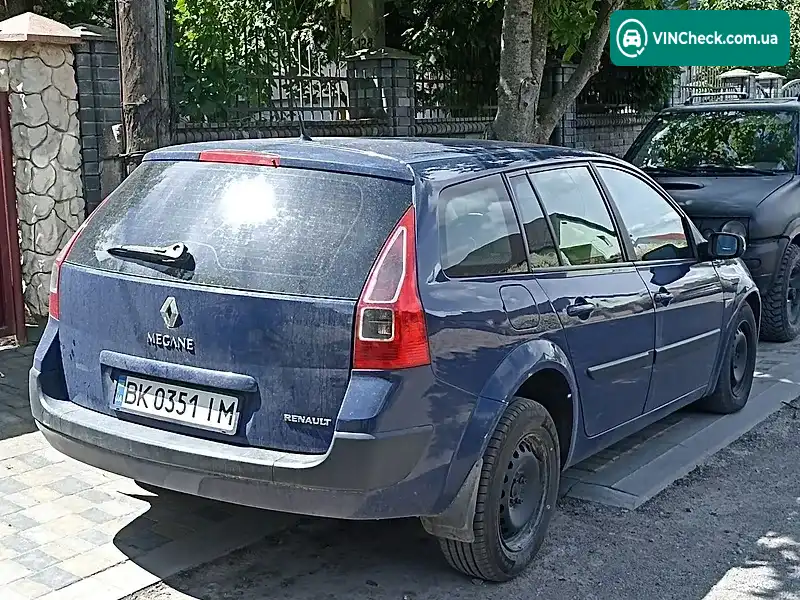 Renault Megane 2006, фото з оголошення 2 з 3, VIN VF1KMSFB537040333