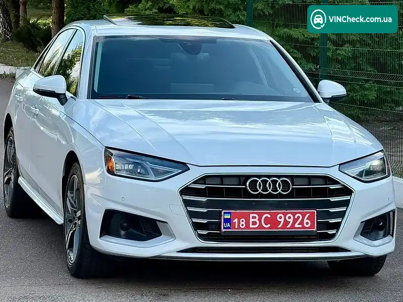 Audi A4 2021, фото з оголошення 2 з 20, VIN WAUABAF48MN011266