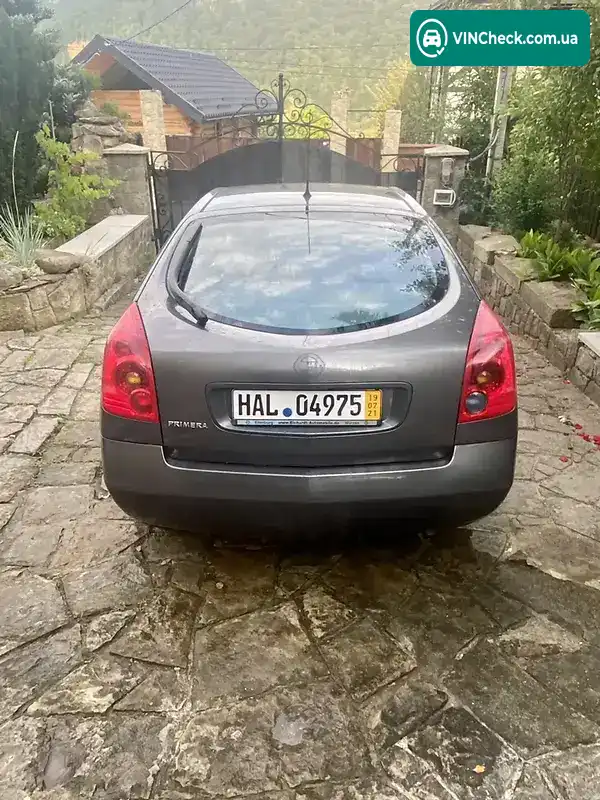 Nissan Primera 2005, фото з оголошення 2 з 9, VIN SJNFAAP12U0238906