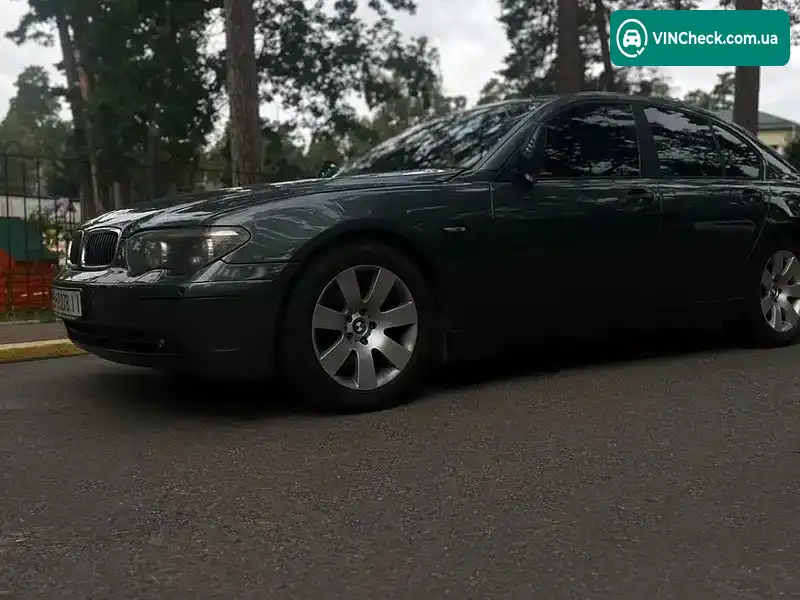 BMW 7 Series 2002, фото з оголошення 1 з 8, VIN WBAGL41010DL93346