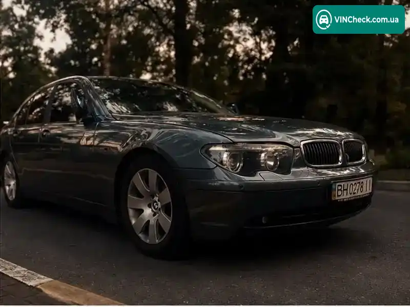 BMW 7 Series 2002, фото з оголошення 2 з 8, VIN WBAGL41010DL93346