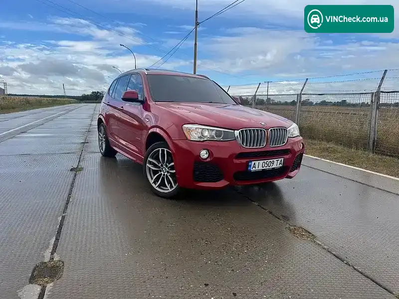 BMW X3 2017, фото з оголошення 1 з 20, VIN 5UXWX9C32H0W80154