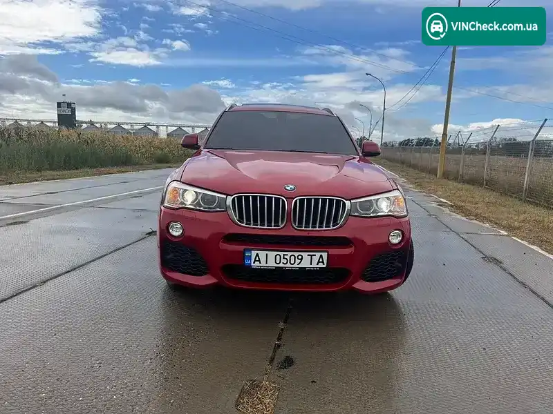 BMW X3 2017, фото з оголошення 2 з 20, VIN 5UXWX9C32H0W80154