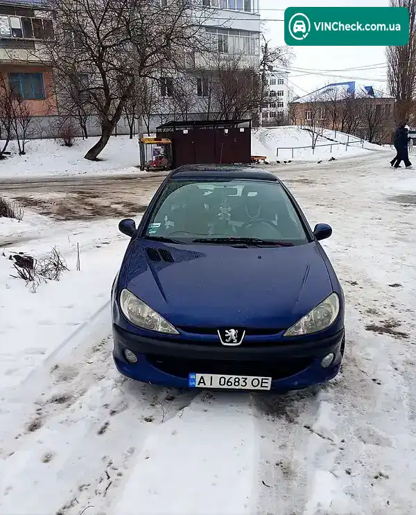 Peugeot 206 2002, фото з оголошення 1 з 5, VIN VF32HNFUF42428560