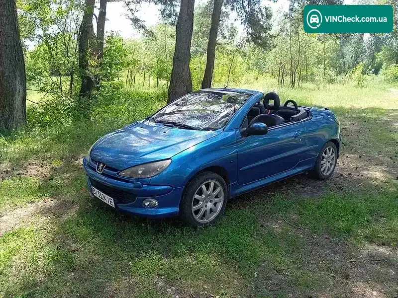 Peugeot 206 2003, фото з оголошення 1 з 13, VIN VF32DRFNF43030849